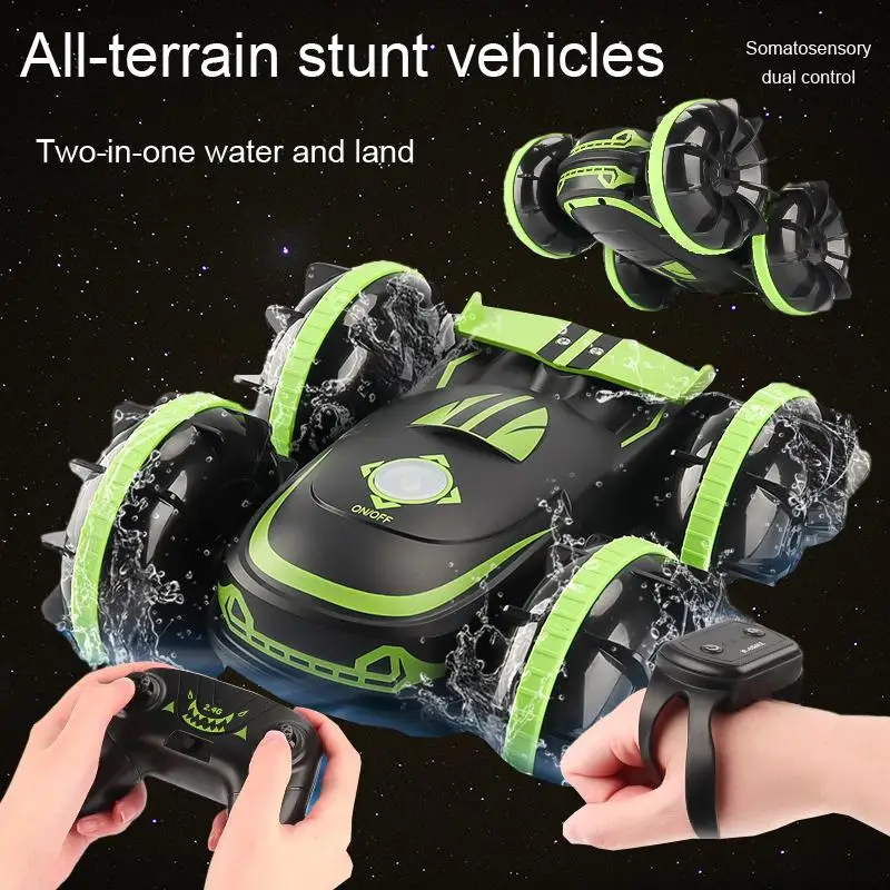 

Ultimate 2.4G Gesture Sensing Off Road Vehicle: The Amphibious Land And Water Car for Thrilling Adventures