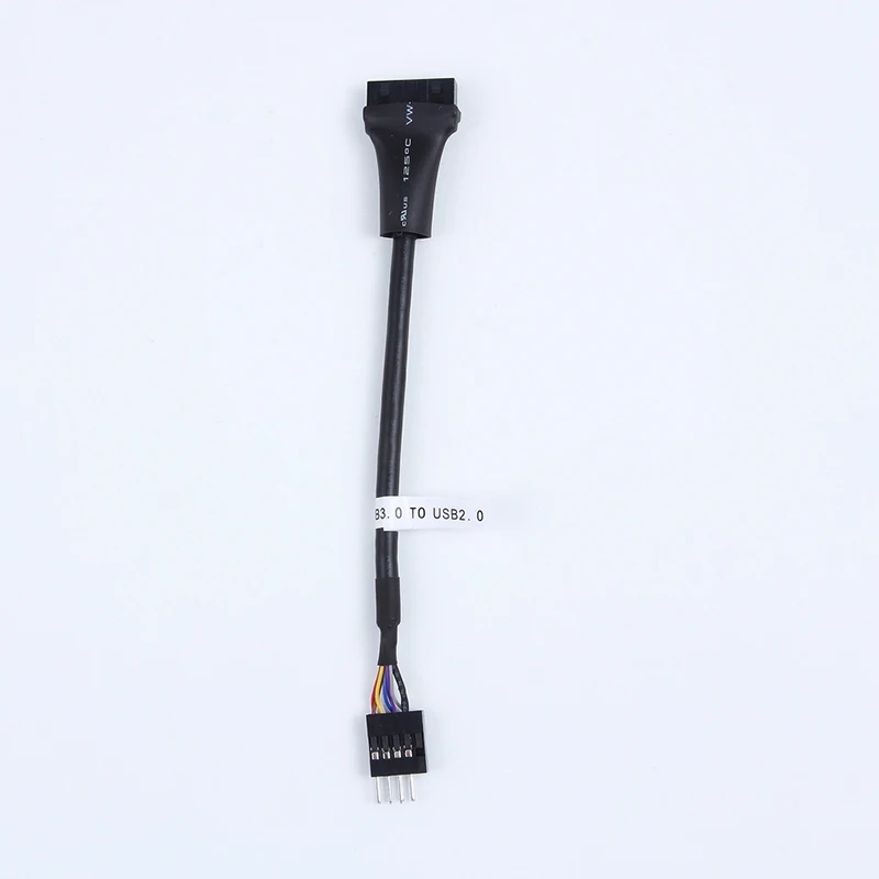 Кабель-адаптер USB 3.0 на 2.0, 15 см, 20-контактный штекер на 9-контактный разъем для материнской платы, для ПК, для двухкамерных корпусов (art.: 3920dc50f9cfd) - 3920dc50f9cfd