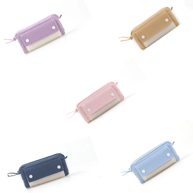 

Чехол для карандашей большой вместимости ANGOO, прочная сумка для ручек и карандашей, канцелярские принадлежности с фотографией, для девочек