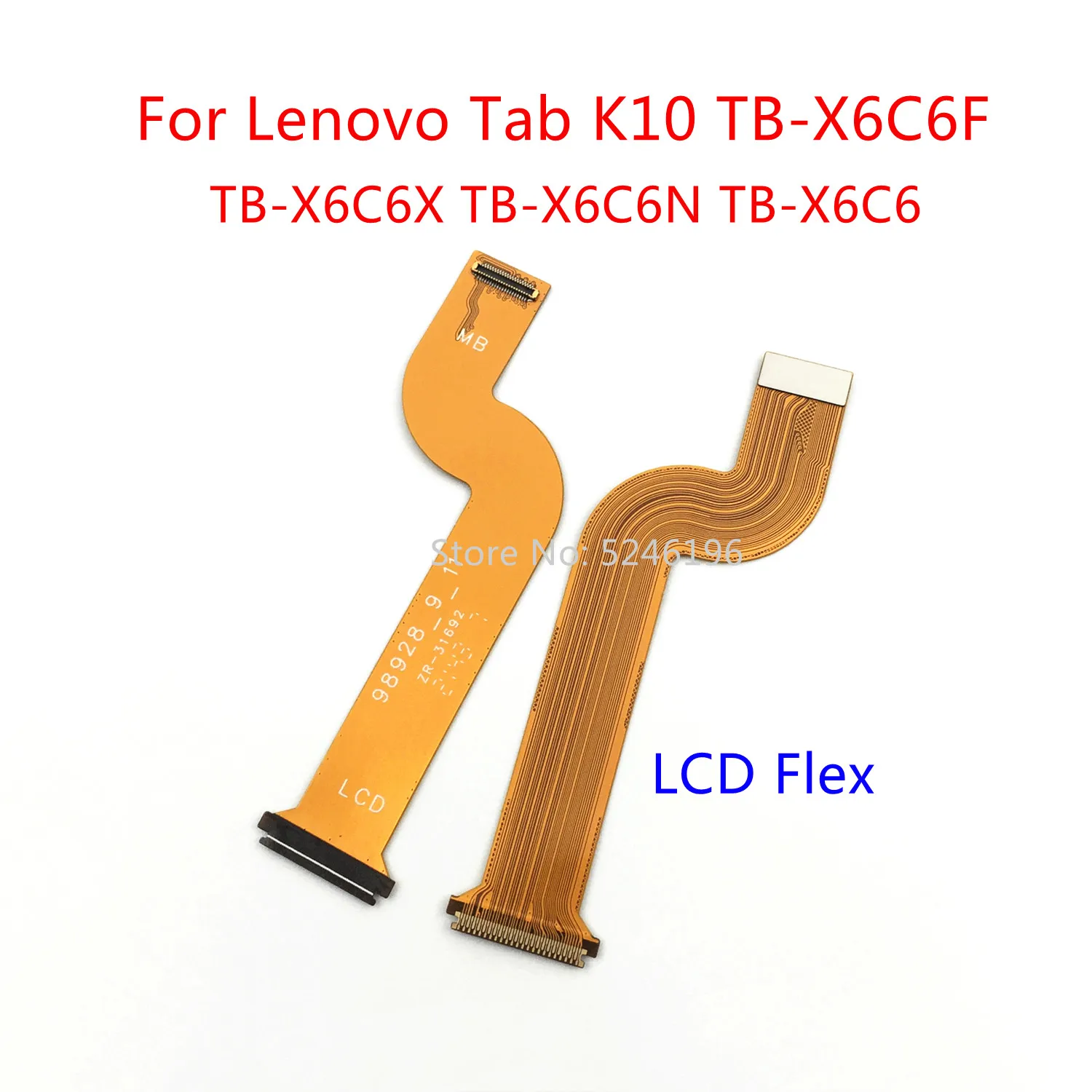 Фото 1 шт., разъем гибкого кабеля ЖК-дисплея для Lenovo Tab K10 TB-X6C6F TB-X6C6X TB-X6C6N TB-X6C6, запасная часть №1