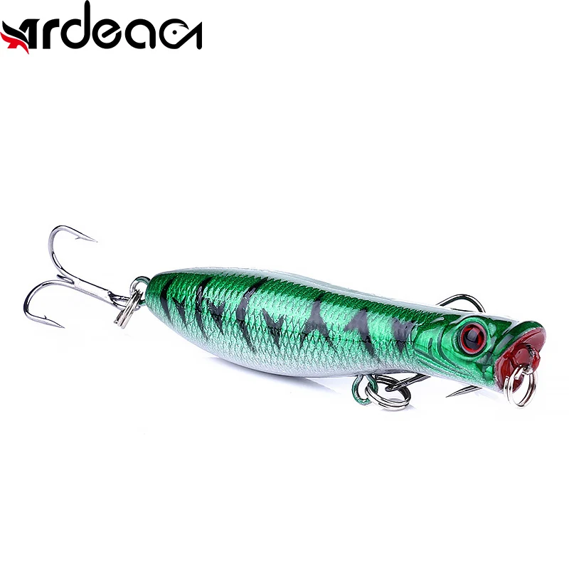 

ARDEA Topwater Bait Popper 60mm 5g 1pcs Fishing Lures Artificial Plastic With Treble Hooks Big Belly Baits Wobblers Bass Tackle