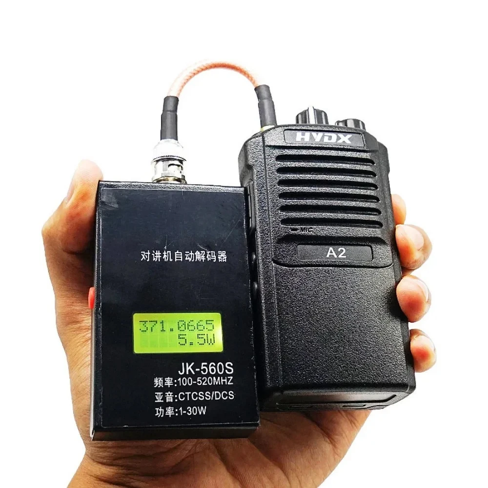 Фото Частотомер-детектор JK-560S (1-30 Вт, 100-520 МГц) с измерением мощности CTCSS/DCS и разъемом для передачи данных №5