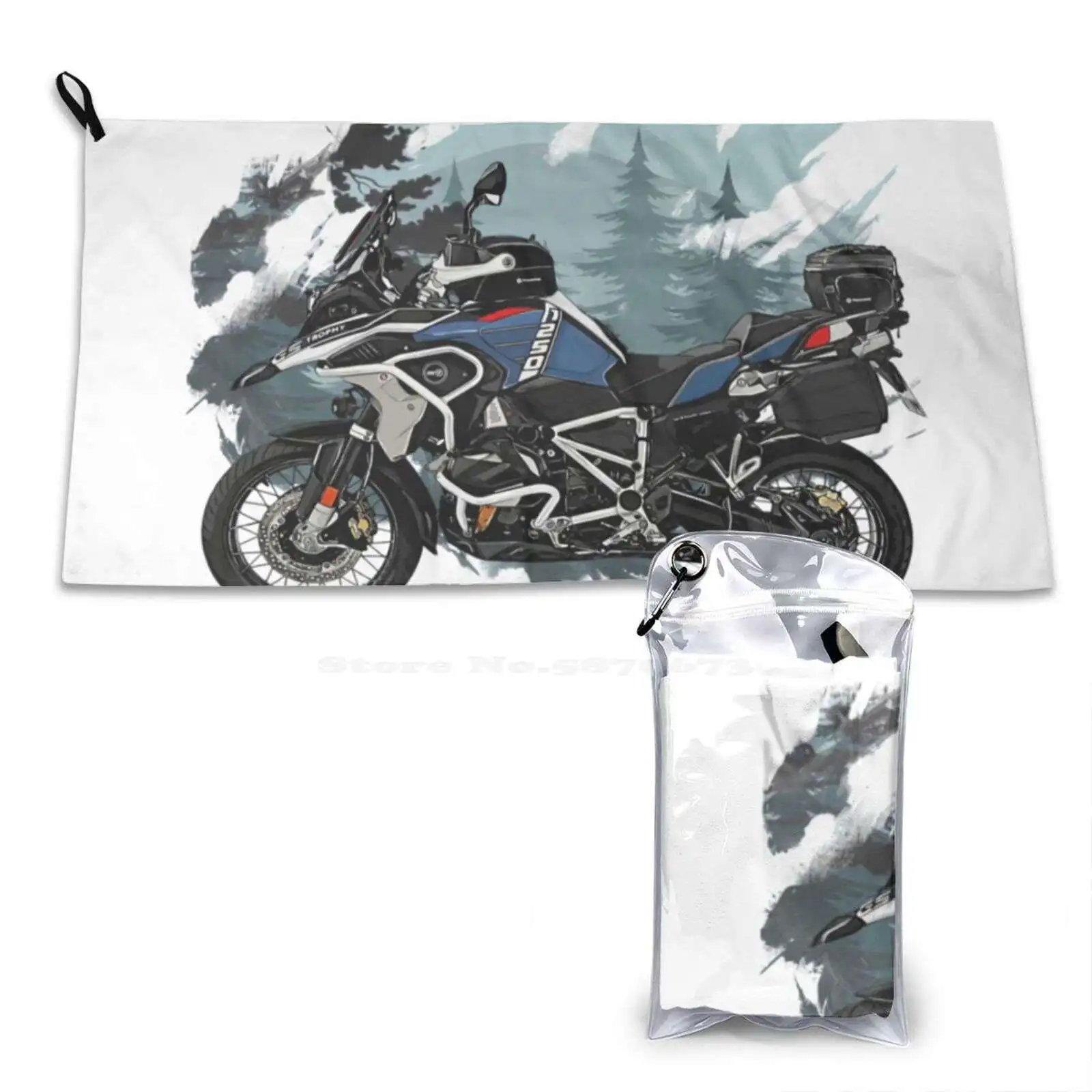 Мотоцикл Gs 1250 мочалка с художественным принтом мягкое полотенце мотоцикл