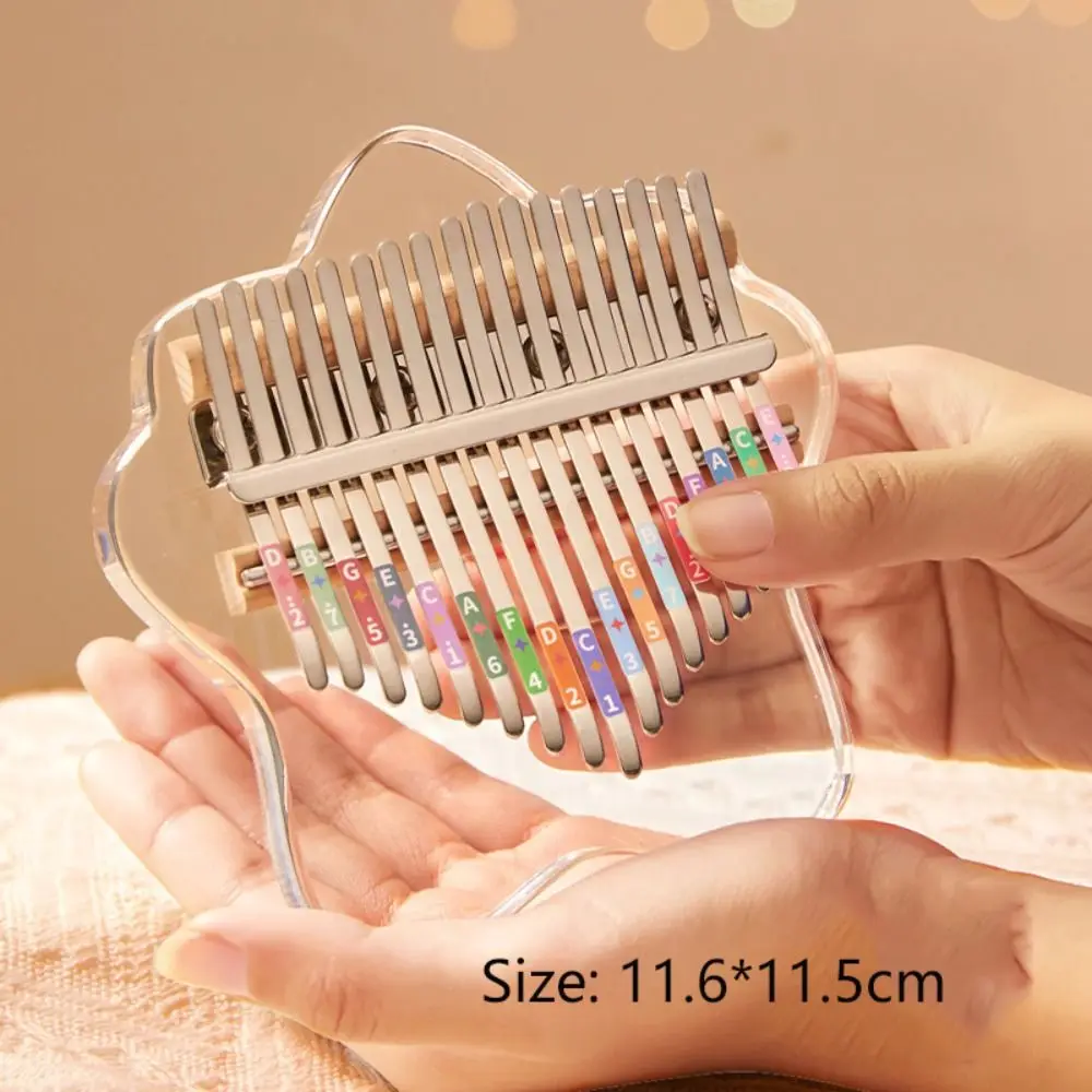 Креативное 17-клавишное пианино с большим пальцем изысканное мини-мини-пианино