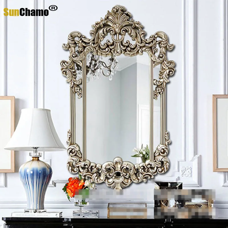 Купить Белое Большое Резное Зеркало