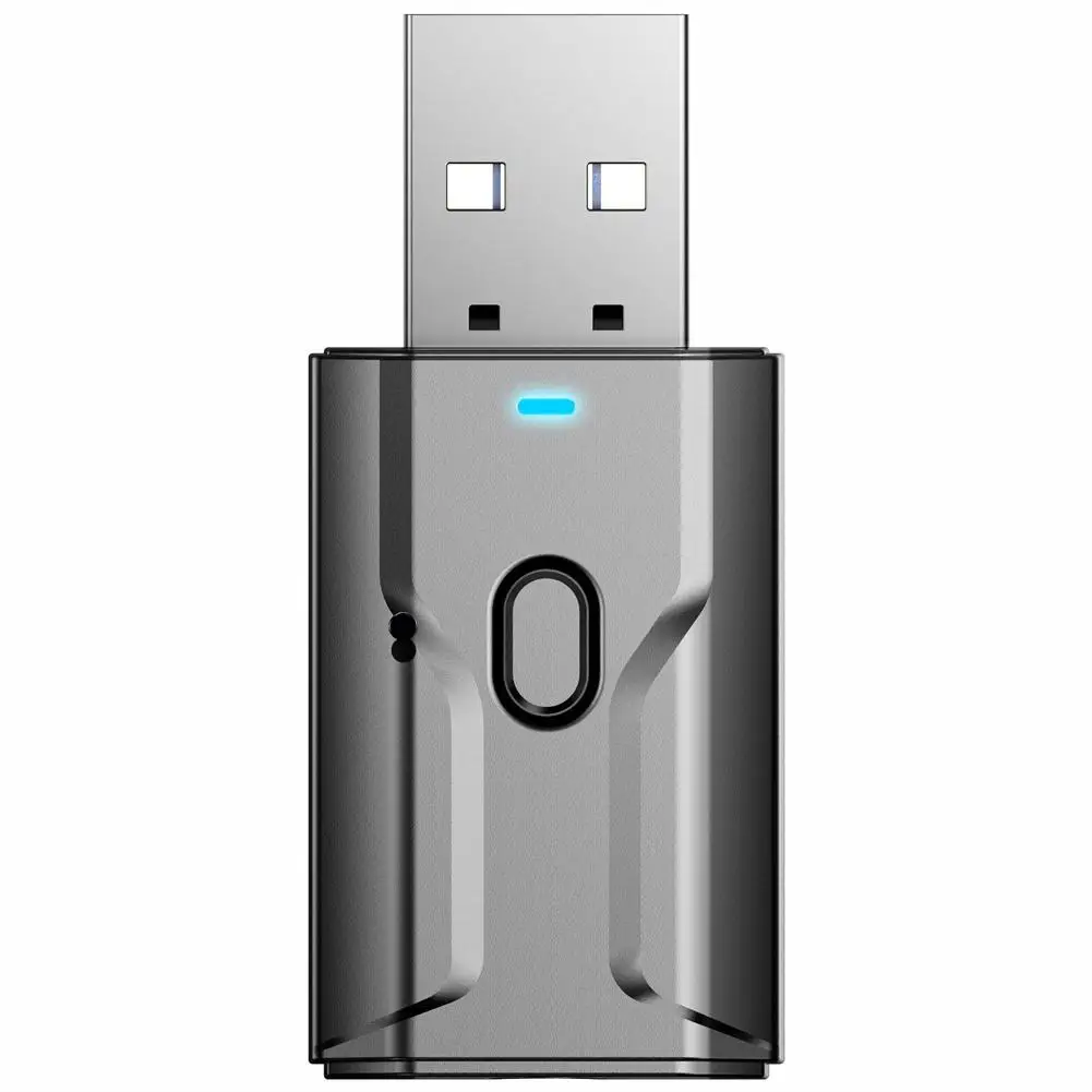 

4 в 1 Usb Bluetooth-совместимый аудиоприемник 5,0 передатчик Мини 3,5 мм разъем Aux Rca Музыкальный беспроводной адаптер для ТВ автомобиля ПК