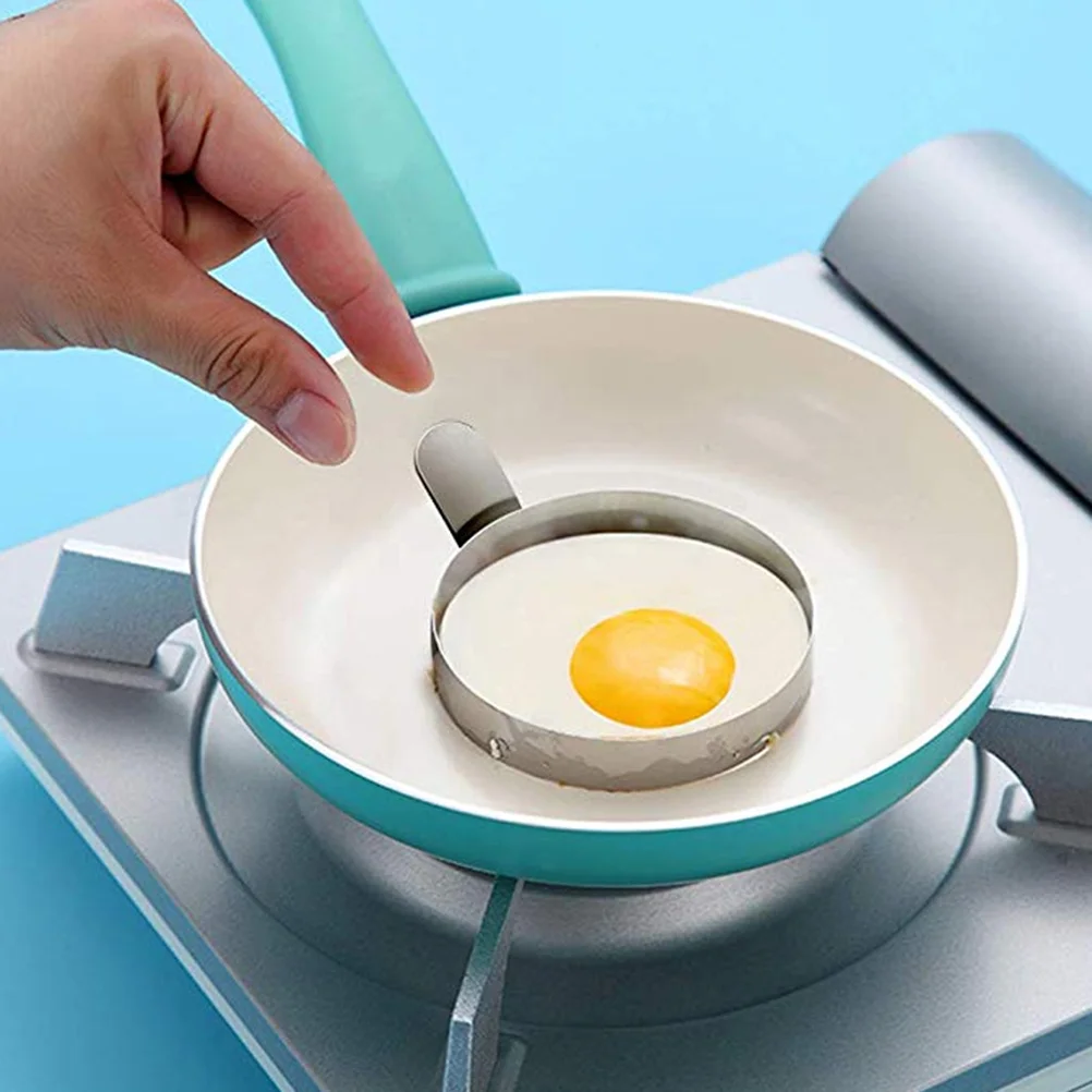 

Egg Ring Mold Rings Cooking Fried Shaper Circle Round Metal Pancake Cooker Omelette Poached Frying Molds Mould Set Eggs Stick
