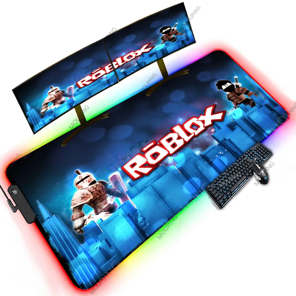 Настольный коврик для мыши Roblox большой размер Xxxxl манги игровой ноутбук с