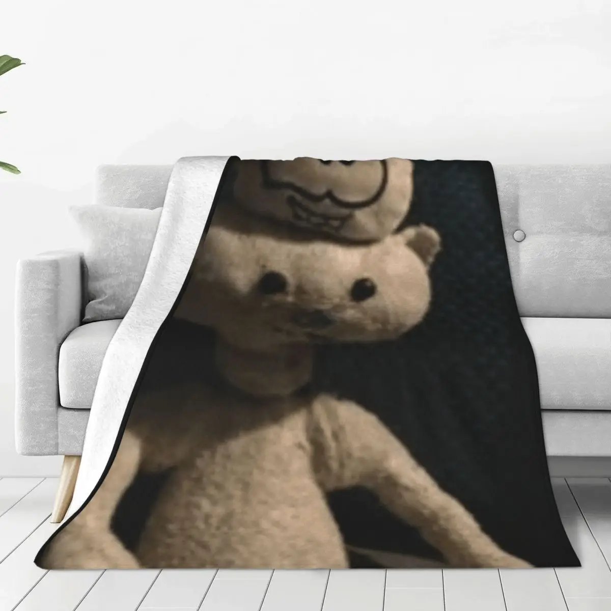 Одеяло Bear Alpha And Whitey фланец текстильный декор портативные супермягкие пледы для