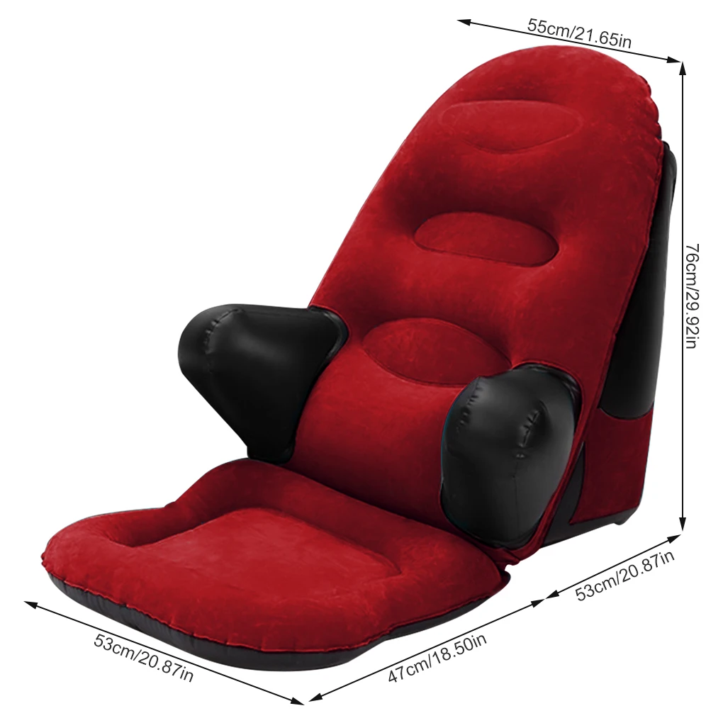 

Надувной подголовник для чтения, подголовник для мобильной игры, поддержка головы и шеи, уличное кресло красного цвета