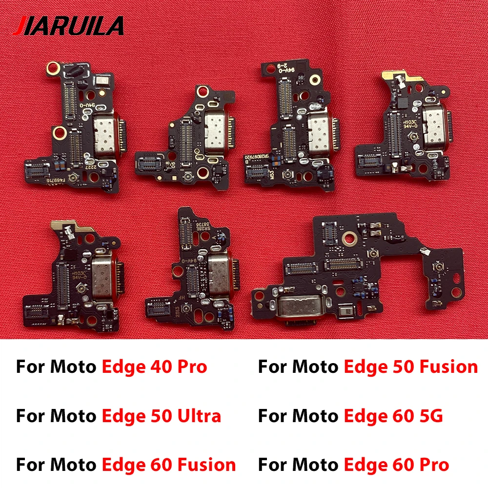 Фото USB-порт для зарядки, гибкий кабель для Moto Edge 40 Pro 50 Fusion Ultra 60 5G 60S Stylus G96 G05 G15 Power E15 G06 G56 5G G86 №4