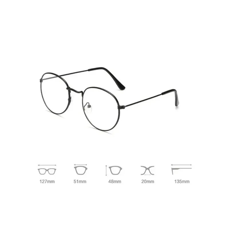 Очки для чтения с металлической круглой оправой винтажные мужские и женские очки
