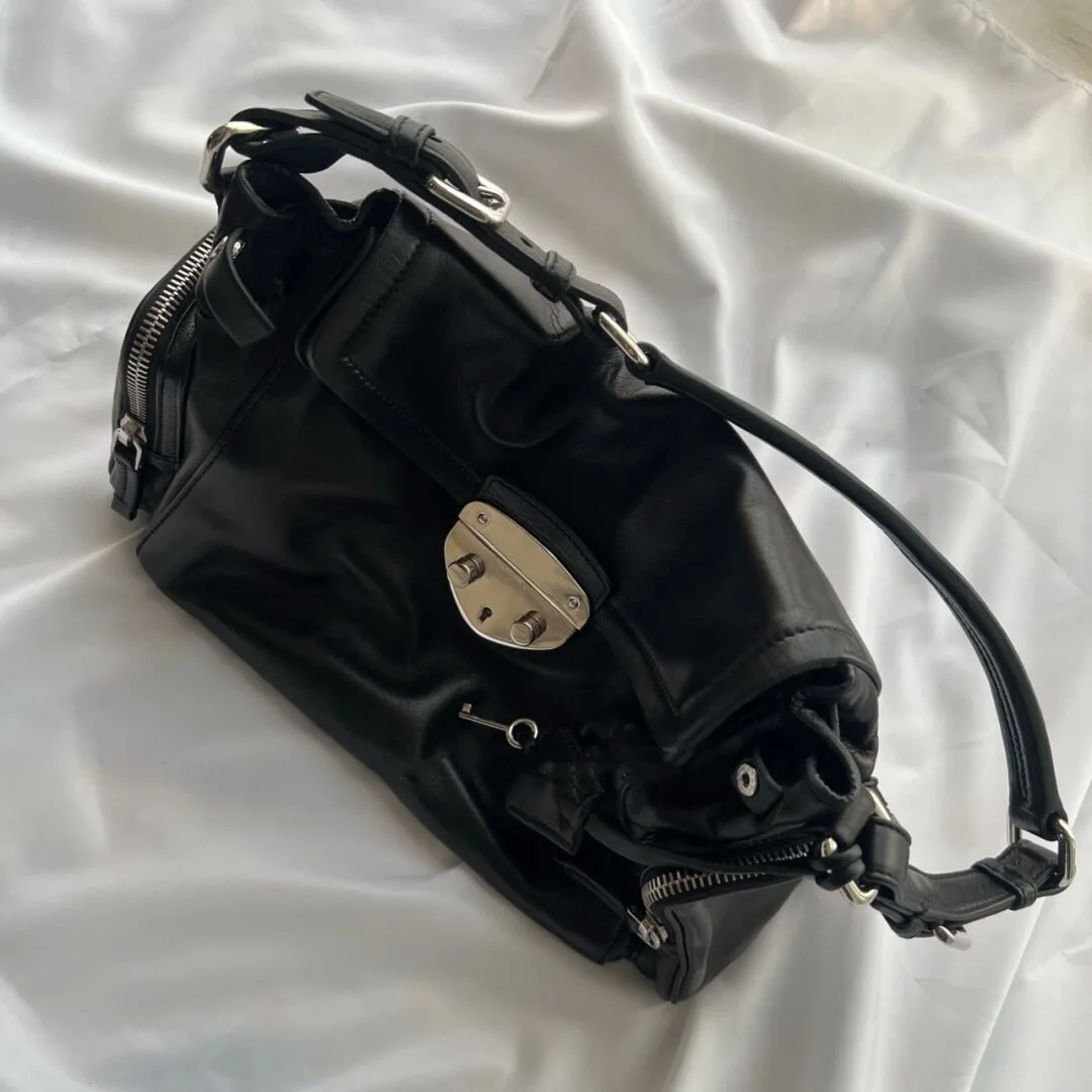 

Modern Medieval Dark Design Solid Color One Shoulder Underarm Bag