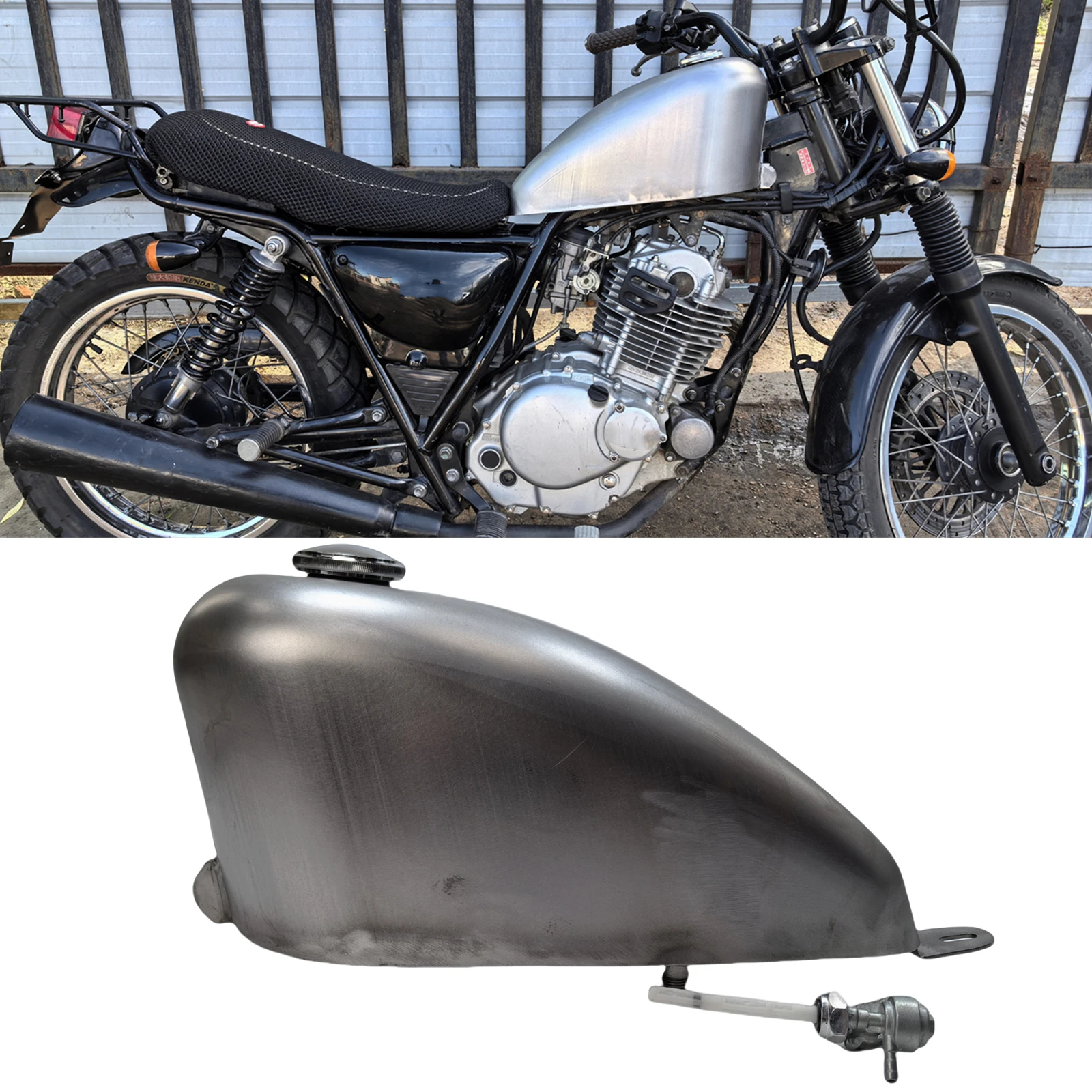 7 л мотоциклетный топливный бак Ретро масляный ящик для SUZUKI GrassTracker 250 до 2016