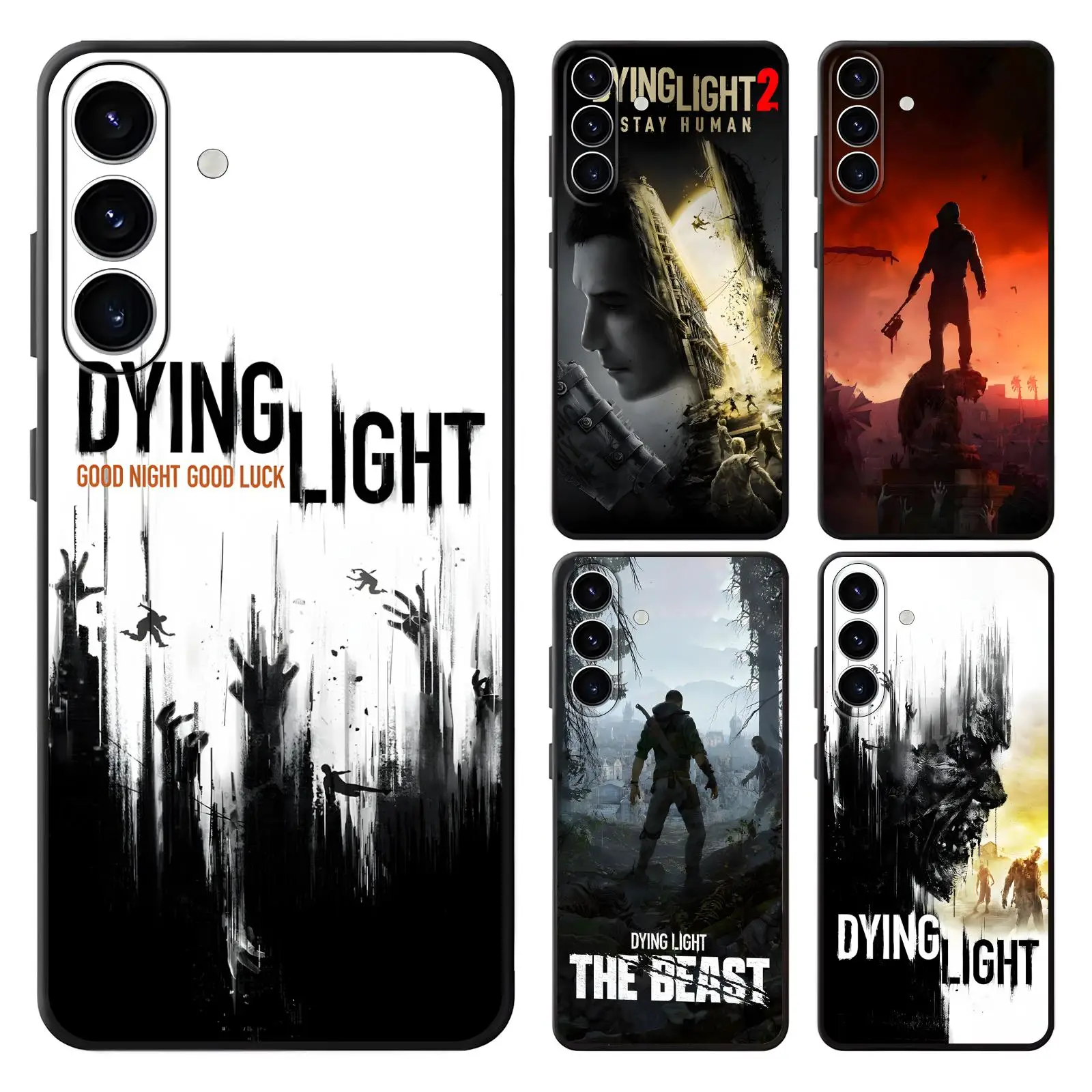 Фото Чехол для телефона Dying Light The Beast для Samsung A57 A56 A37 A27 A17 A36 A26 A55 A35, мягкий черный чехол с защитой от падения №1
