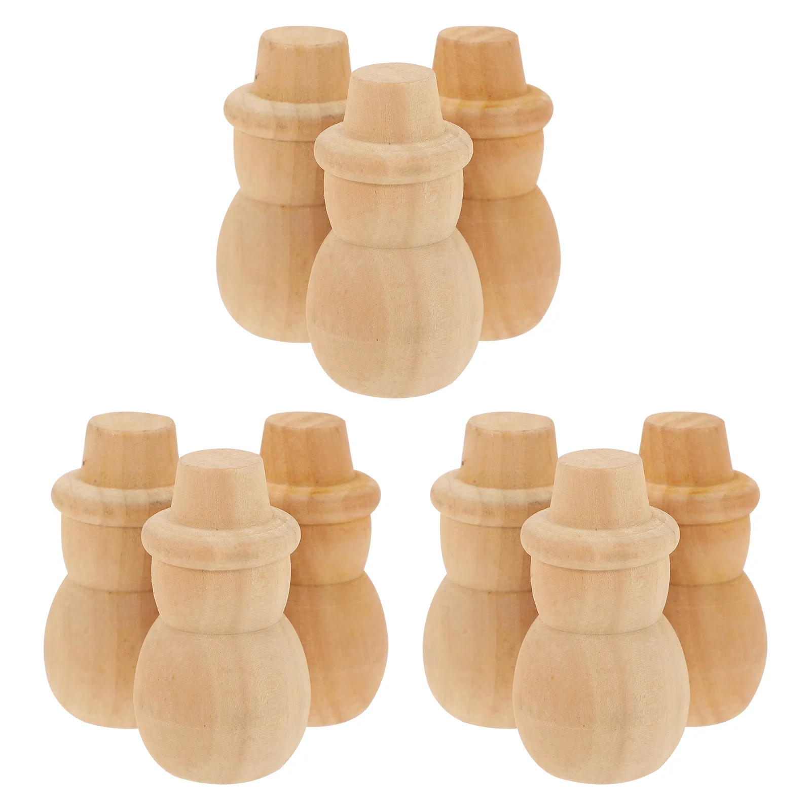 

Wooden Wood Diy Unfinished Craftstree Pegpainting Natural Christmas Ornaments Claus Decors Mini Blanktrees Miniatureslices Craft