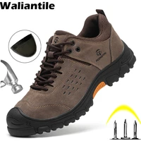 waliantile security protective safetywork shoes men industrial welding work shoes puncture proof indestructible safety footwear