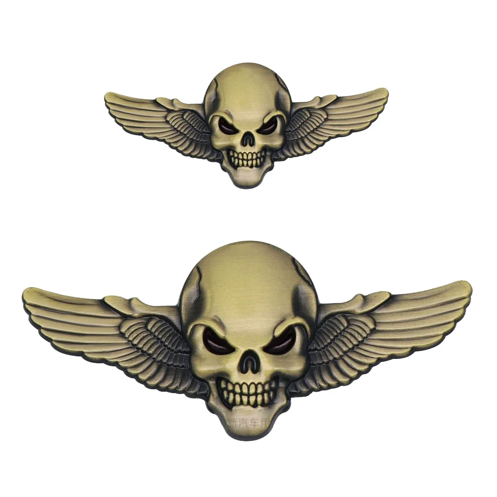 Универсальный череп эмблема кузова автомобиля значок на задний багажник