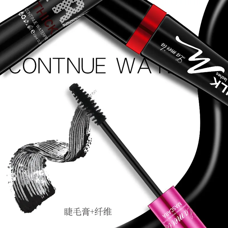 

Silk Grafted Mascara Thick Elongation Waterproof Roll Up Lengthening Non-Smudge Set