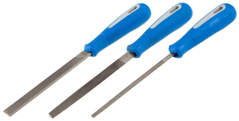 Набор ЗУБР: Напильники &quotПрофессионал&quot с двухкомпонентной ручкой плоский