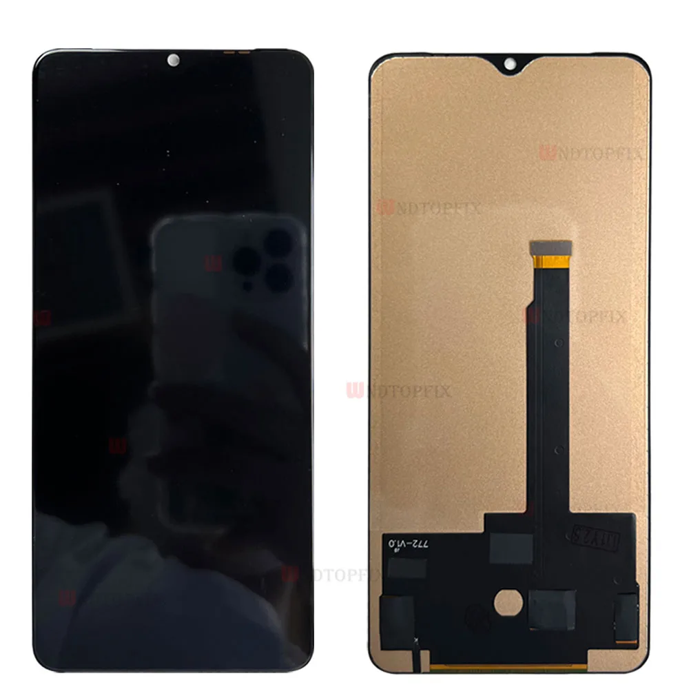 100 tested for oppo reno ace lcd display touch screen digitizer assembly for phone 6 5 reno ace pclm10 lcd complete screen free global shipping