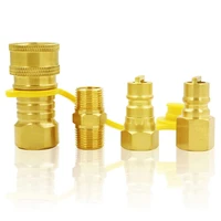 38inch naturallp gas brass quick connect fitting adapter kit 38inch quick connect plug38inch male