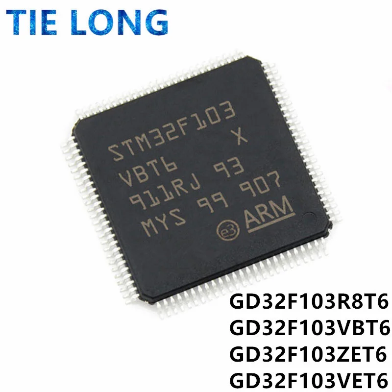

1 шт./лот 100% оригинальный новый GD32F103R8T6 LQFP-64 GD32F103VBT6 LQFP-100 GD32F103ZET6 LQFP144 GD32F103VET6 LQFP100