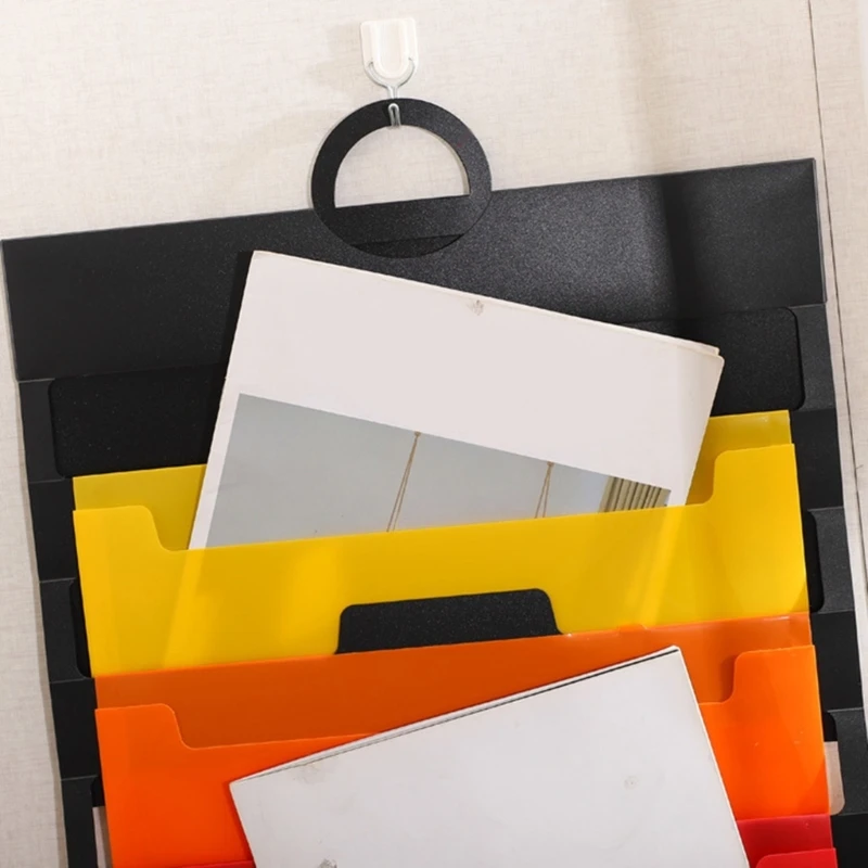 Настенный органайзер для документов формата А4 6 ярусов складной бумаги