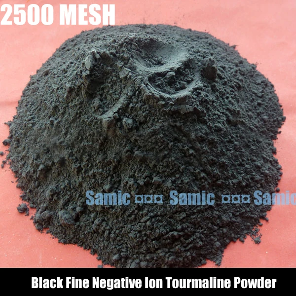 

200g High Fineness Black Tourmaline Powder 2500mesh Black Fine Negative Ion Tourmaline Powder