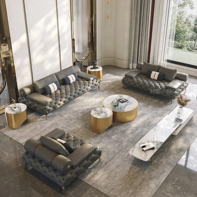 Итальянские диваны из натуральной кожи секционные современные роскошные