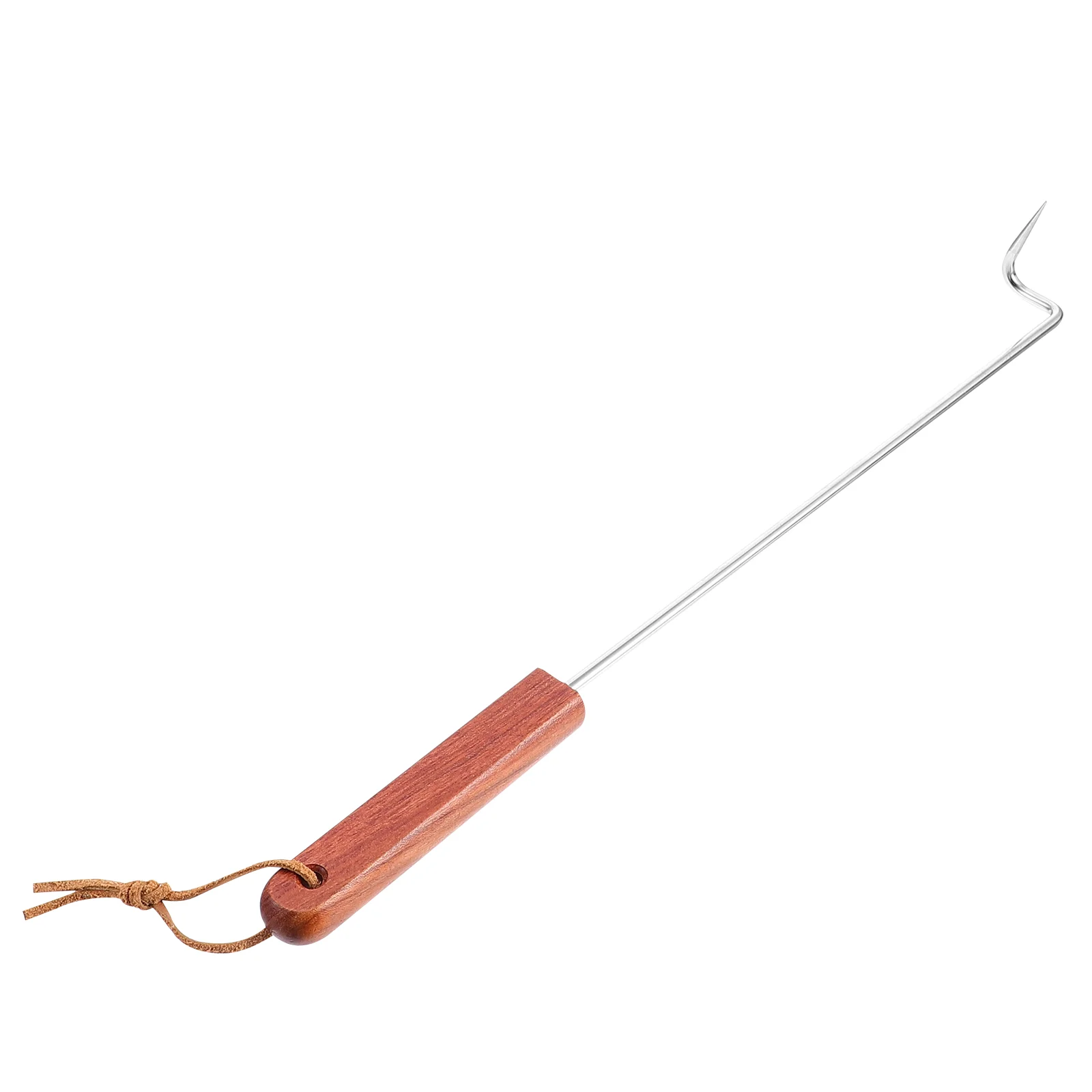 

Flipper Hook Meat Turner Bbq Steak Grill Hooks Barbecue Pigtail Grilling Turning Metal Flipping Portable Tail Skewer Roasting