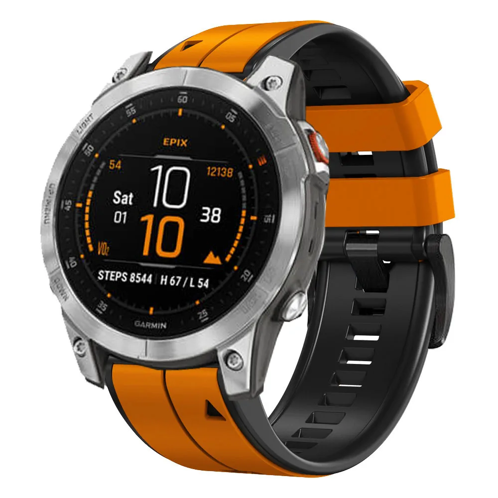 Ремешок силиконовый для наручных часов Garmin Fenix 5X/5/6X Pro/6/935 955 3 часа сменный Браслет