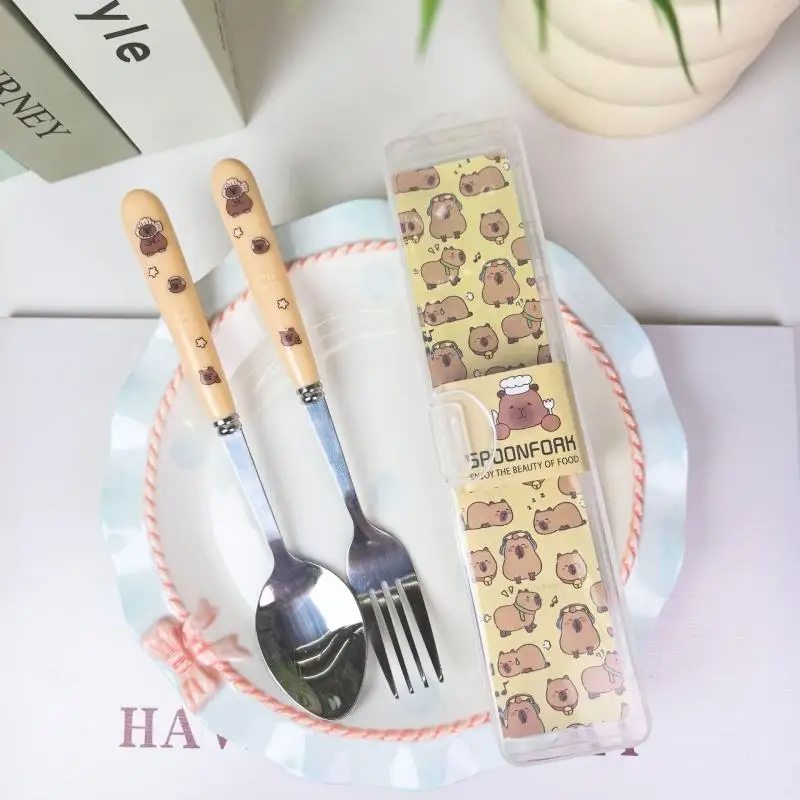 

Столовые приборы WHPHous Капибара из нержавеющей стали