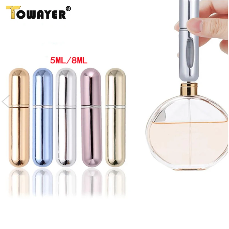 

5ml 8ml Refillable Mini Perfume Bottle Portable Cosmetic Bottle Spray Bottle Atomizer Spray Container Travel Refillable Bottles