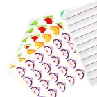 120 шт.лот (5 листов), наклейки сделай сам на углы для фотографий, наклейка на углы в виде фруктов, фоторамка, украшение для альбома, Скрапбукинг для фотографий