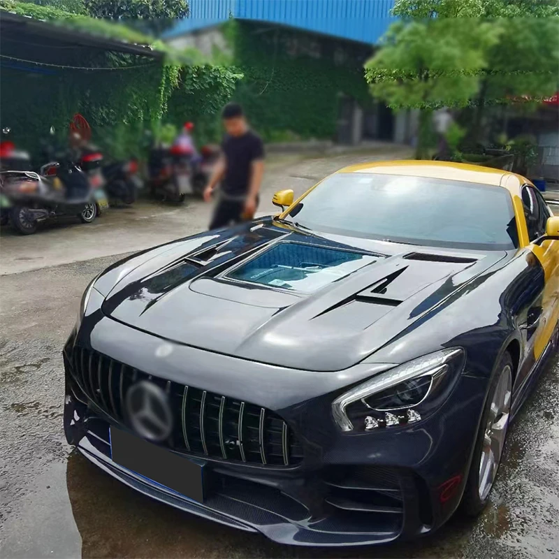 Комплект для Mercedes Benz AMG GT GTS GTC GTR детали из углеродного волокна переднего бампера