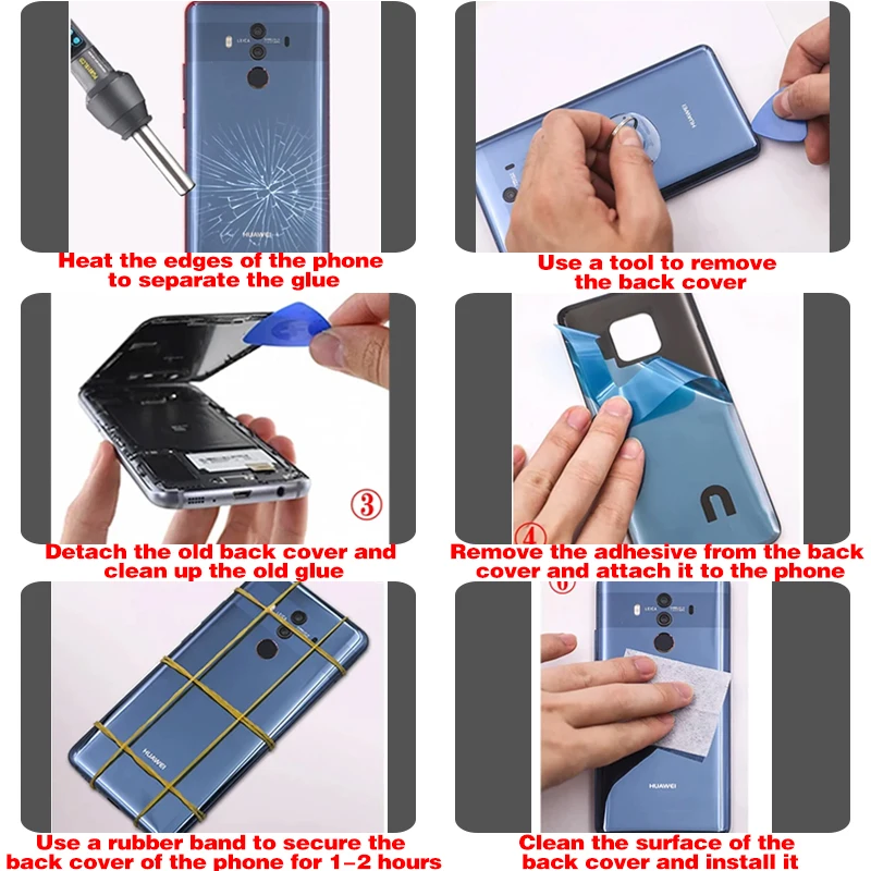 Для Redmi K20 Pro / Xiaomi Mi 9T Телефон Батарея Задняя крышка Корпус дверь Стеклянная панель