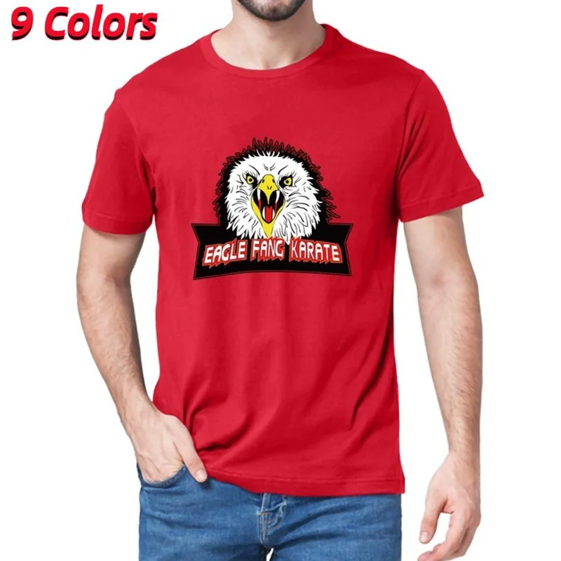 

Unisex Eagle Fang Karate Cobra Kai Movie Inspired Funny Summer Men's T Shirt 80s Retro Women Soft Tee Gift