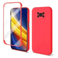 katychoi 360 full coverage soft case for xiaomi poco x3 nfc pro phone case cover