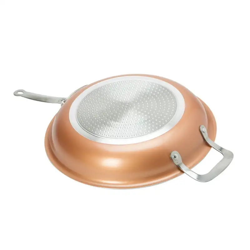 

Copper Frying Pan 12" with Helper Handle