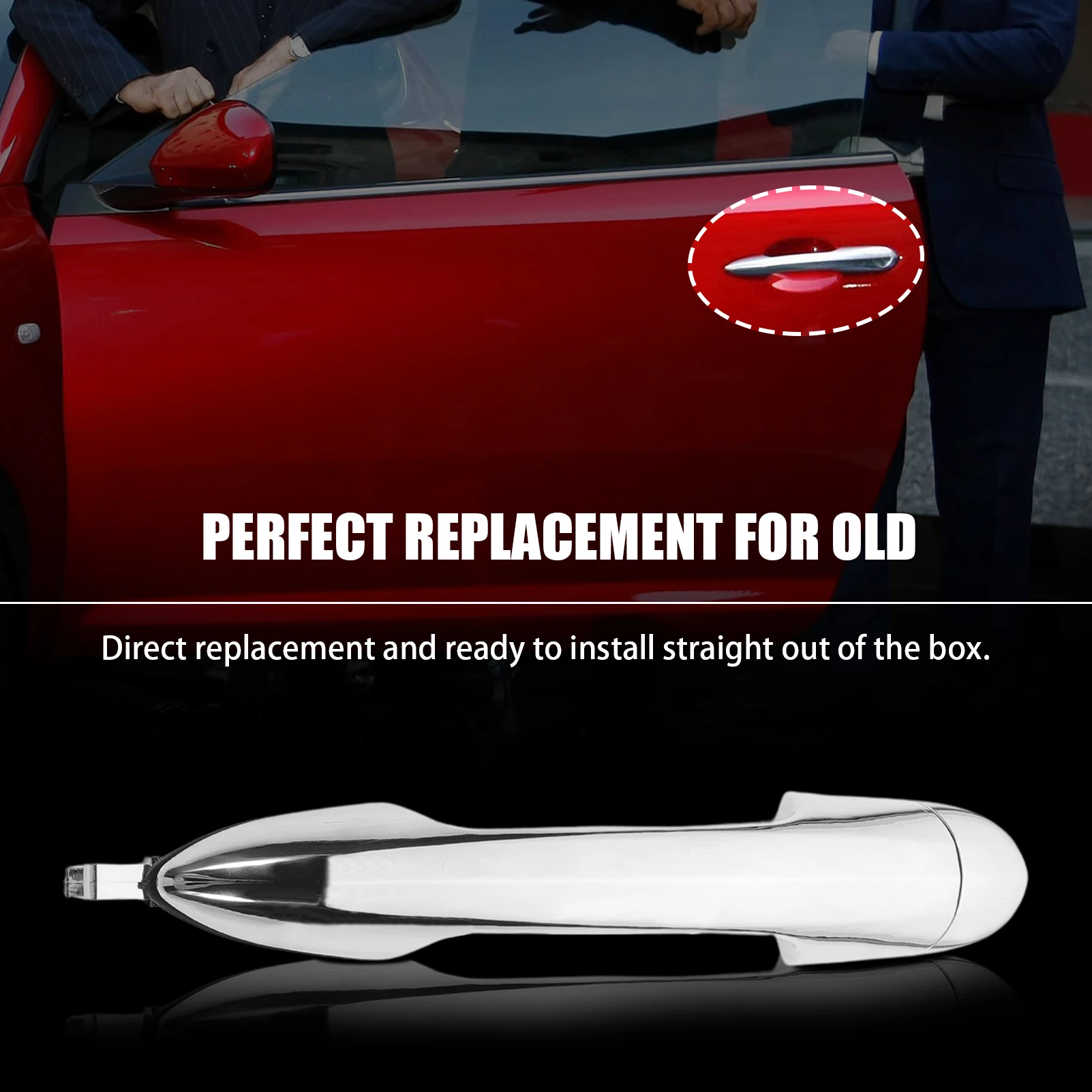 Ручка правой пассажирской двери без отверстия 156099956 156088218 Для Alfa Romeo Mito 2008- DX