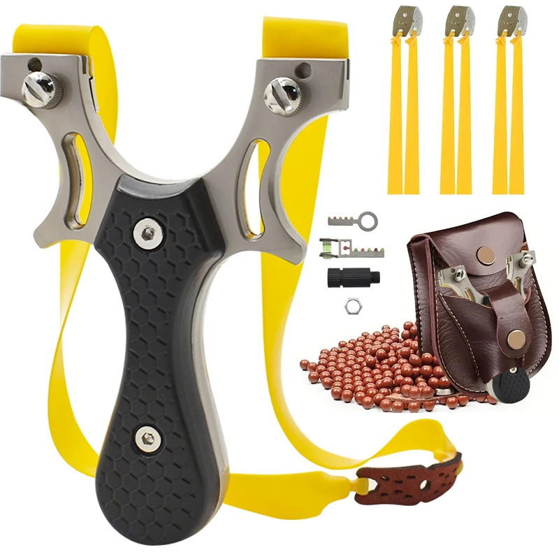 Лазерная рогатка из сплава высокоэластичная резиновая лента для охоты и