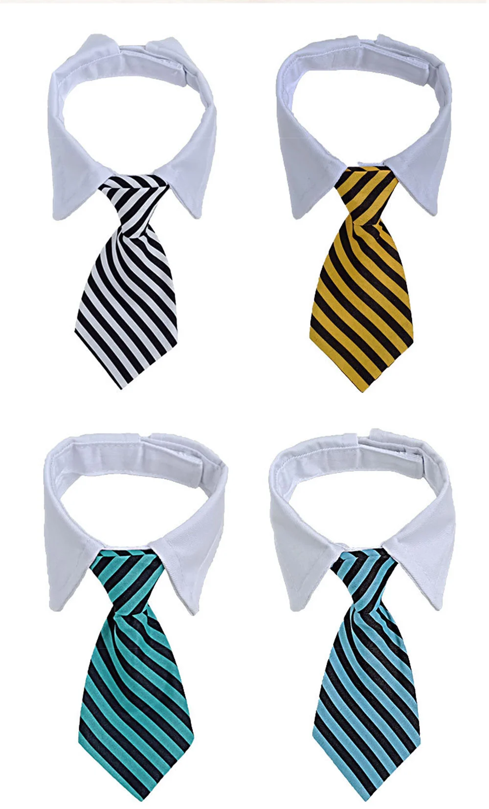 Галстук для собак и кошек в полоску аксессуары груминга маленьких средних