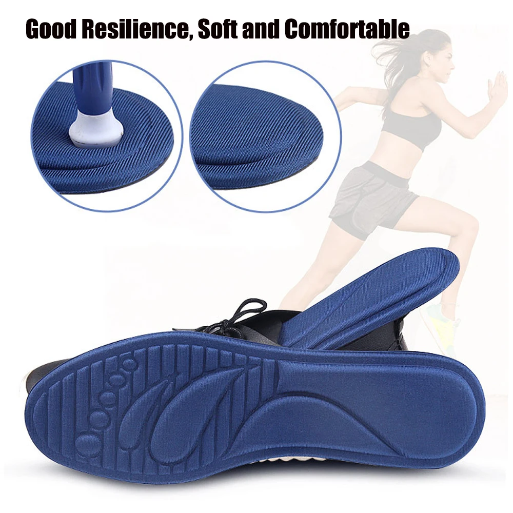 Memory Foam Massage Insoles For Shoes Sole Deodorant Breathable Cushion Running Insoles For Feet Men High Quality Sports Insoles