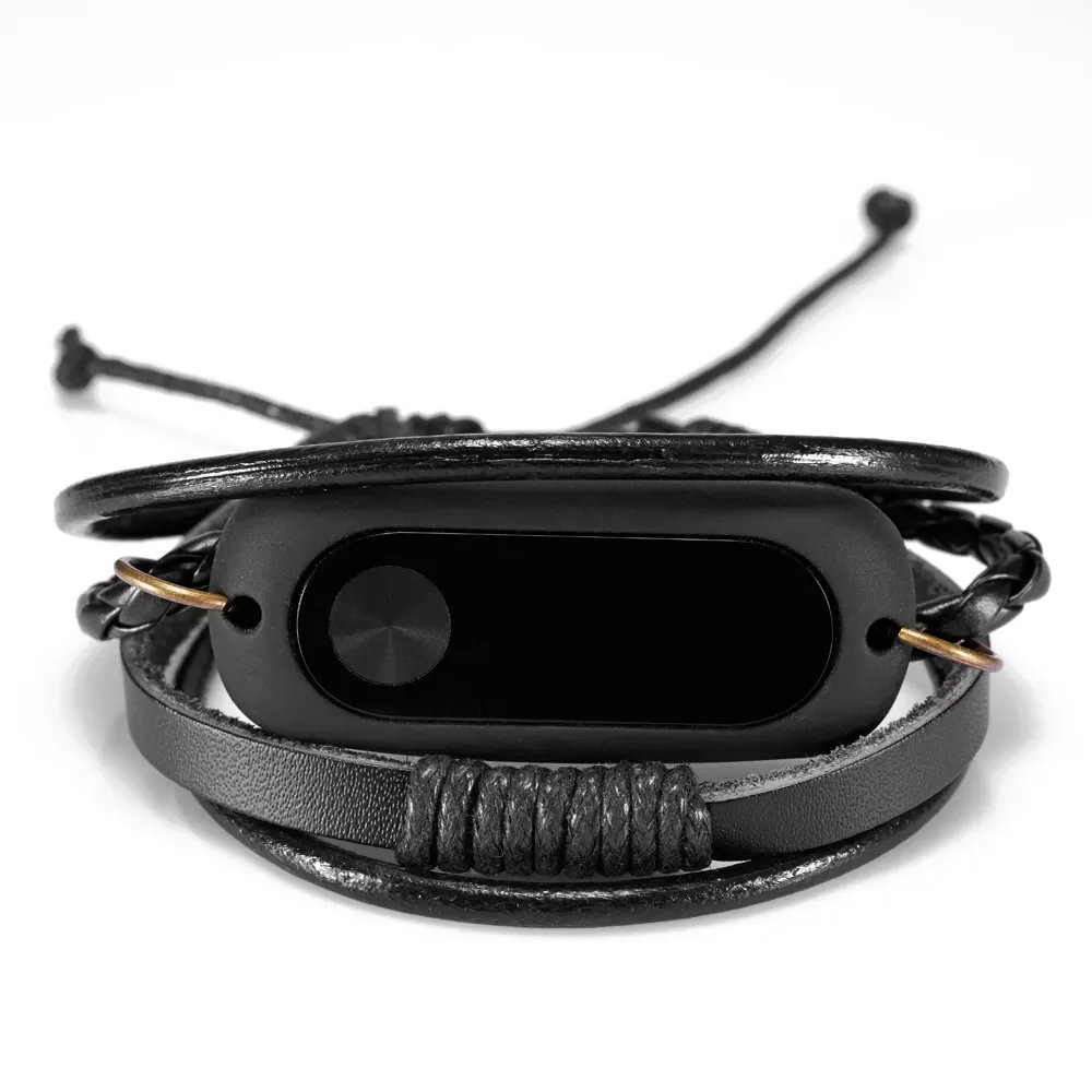 

Leather Watchband Strap For Xiaomi Mi Band 2 Smartwatch Wristband Replacement Bracelet Smart Accessories Dropshipping