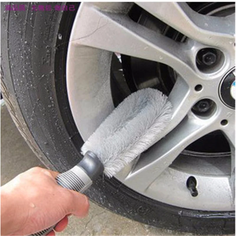 

Car Wheel Brush Tire Rim Washing Tool Vehicle Tyre Cleaning Brushes Black Auto Detailing Brush Care Car Accessories Car Wash