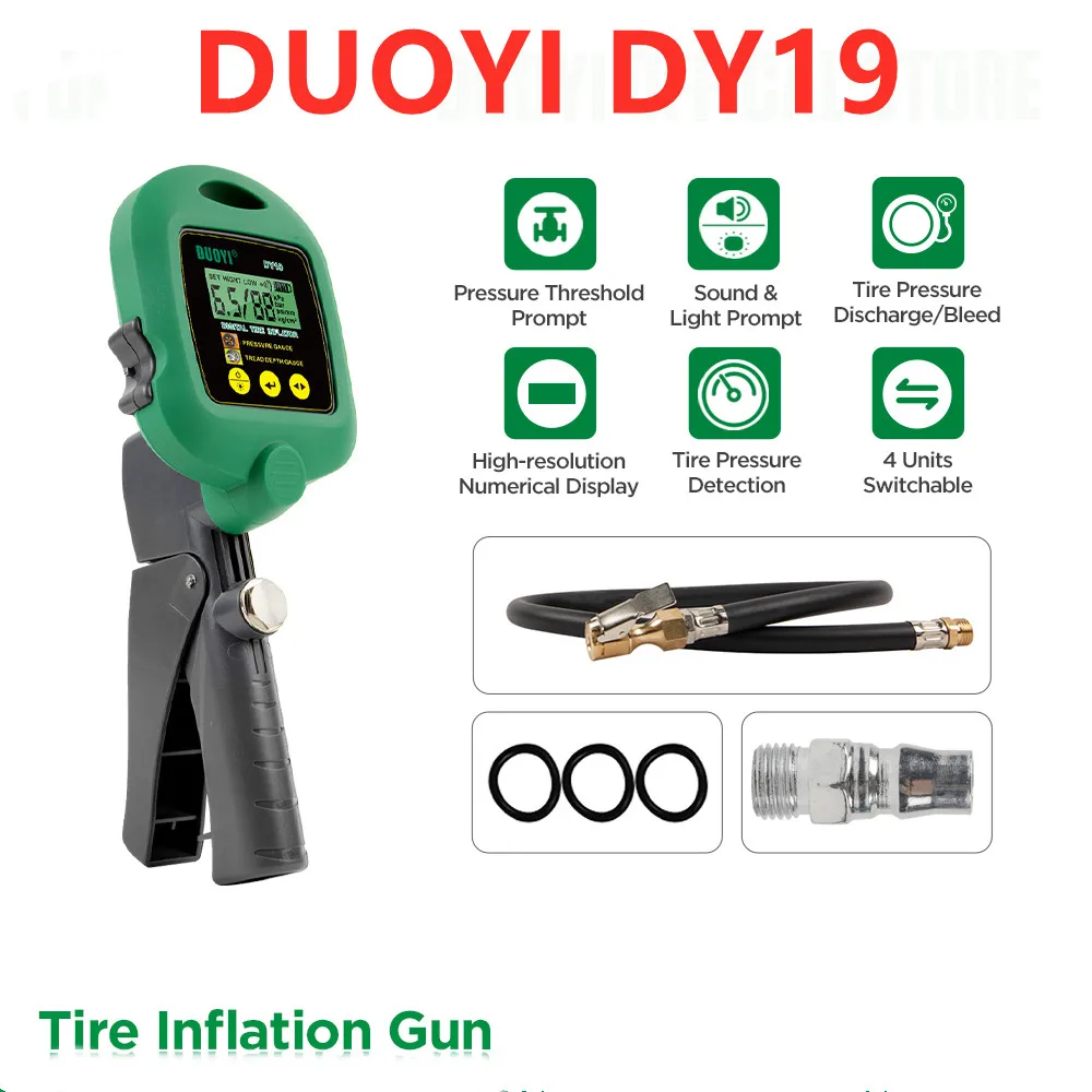 Tire Pressure Detection For Car Bike Motorcycle