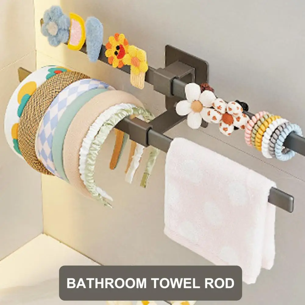 

Solid Towel Organizer Bilateral Modern Household Kitchen Towel Holder Rack Punch-free Towel Holder Home Supplies