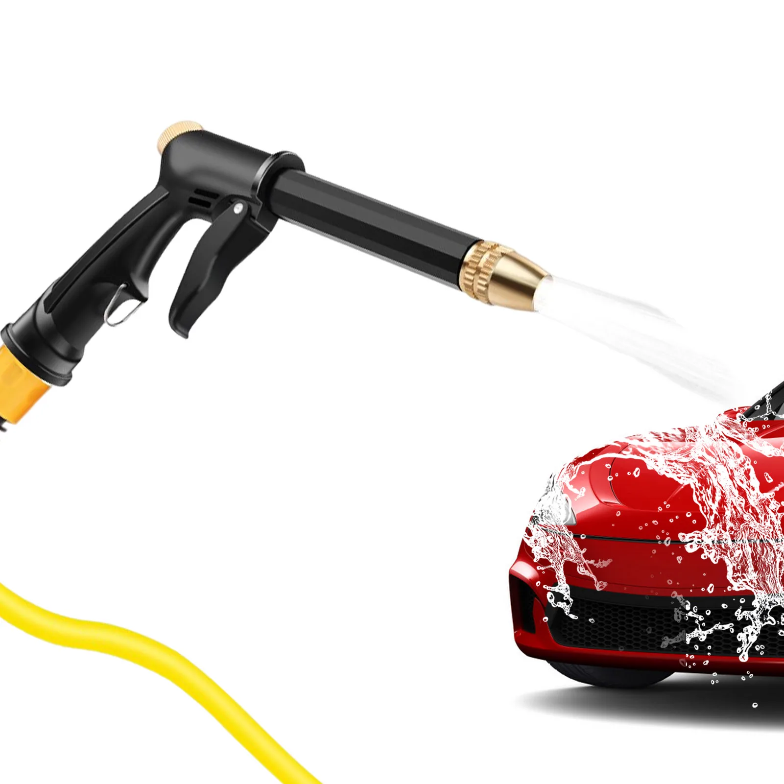 

Portable High-Pressure WaterCleaning Car Wash Machine Garden Watering Hose Nozzle Sprinkler Foam Thread Quick Connector