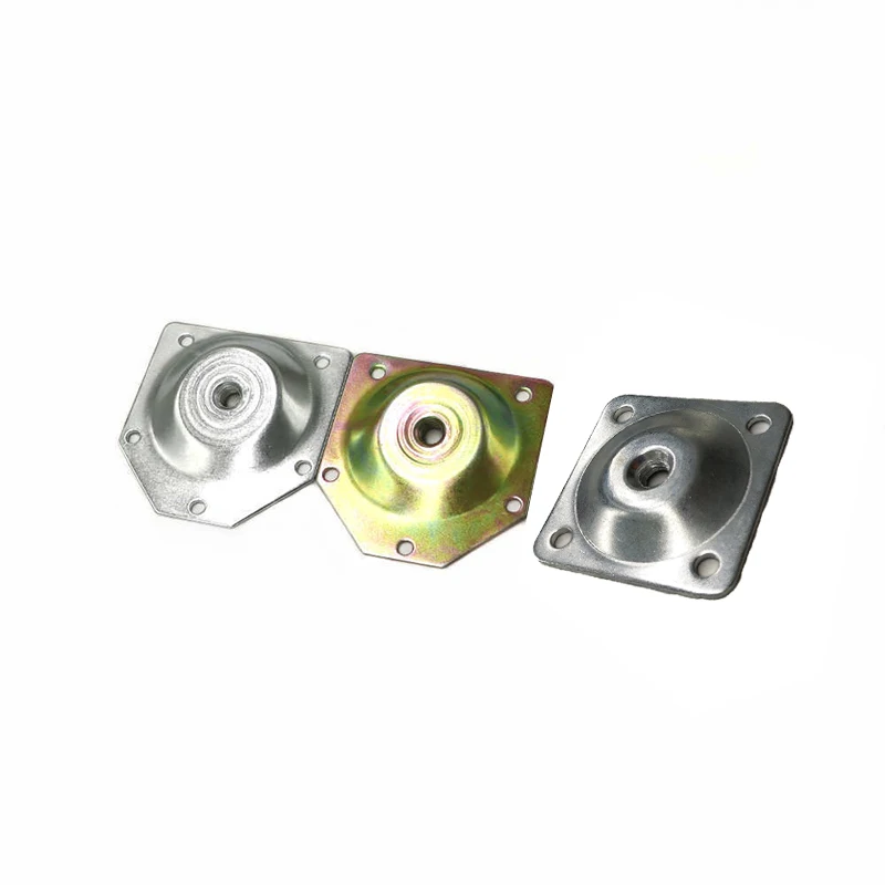 

4Pcs M8 Hole Slope Wooden Leg Hardware Connector Table Leg Connection Iron Sheet